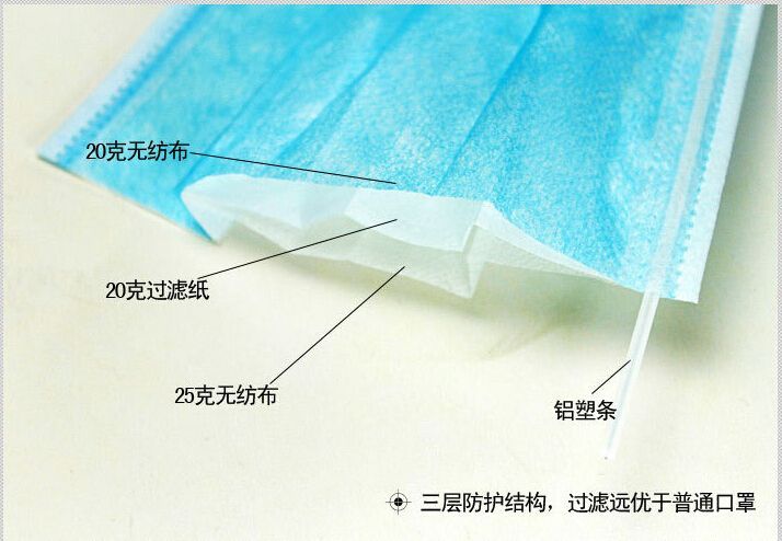 Surgical mask construction